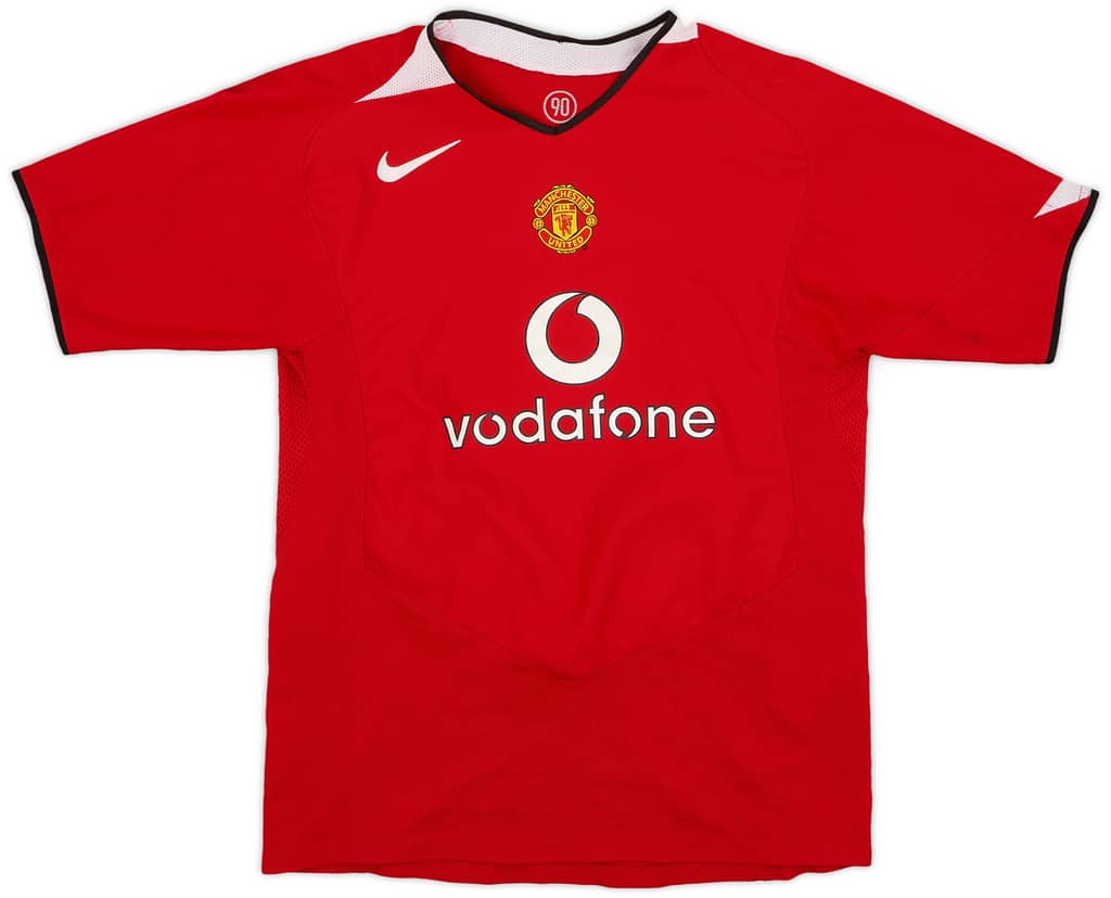 2004-06 Manchester United Home Shirt - 7/10 - (XL.Boys)
