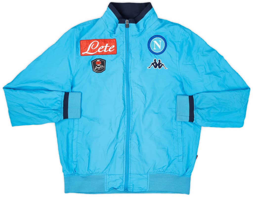 2017-18 Napoli Kappa Track Jacket - 6/10 - (S)