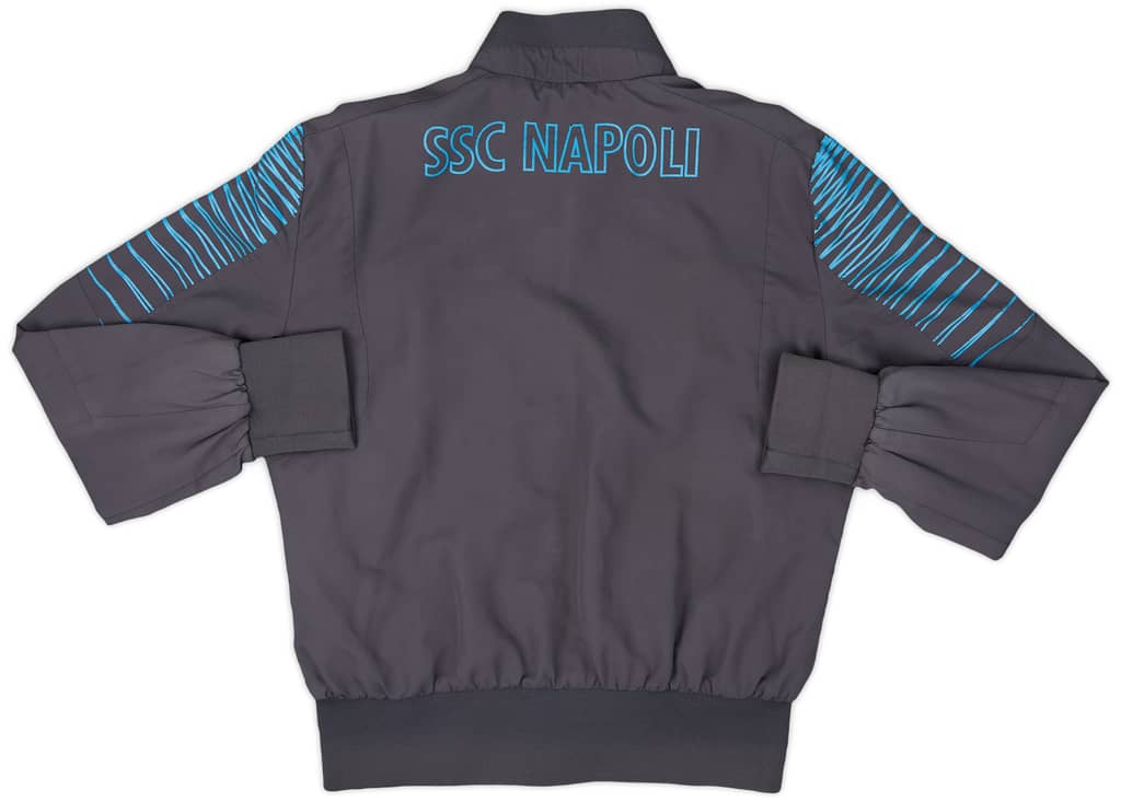 2014-15 Napoli Macron Track Jacket - 7/10 - (M)