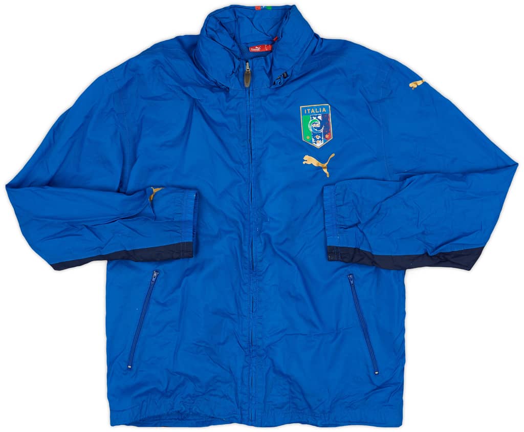 2006 Italy Puma Hooded Rain Jacket - 4/10 - (L)