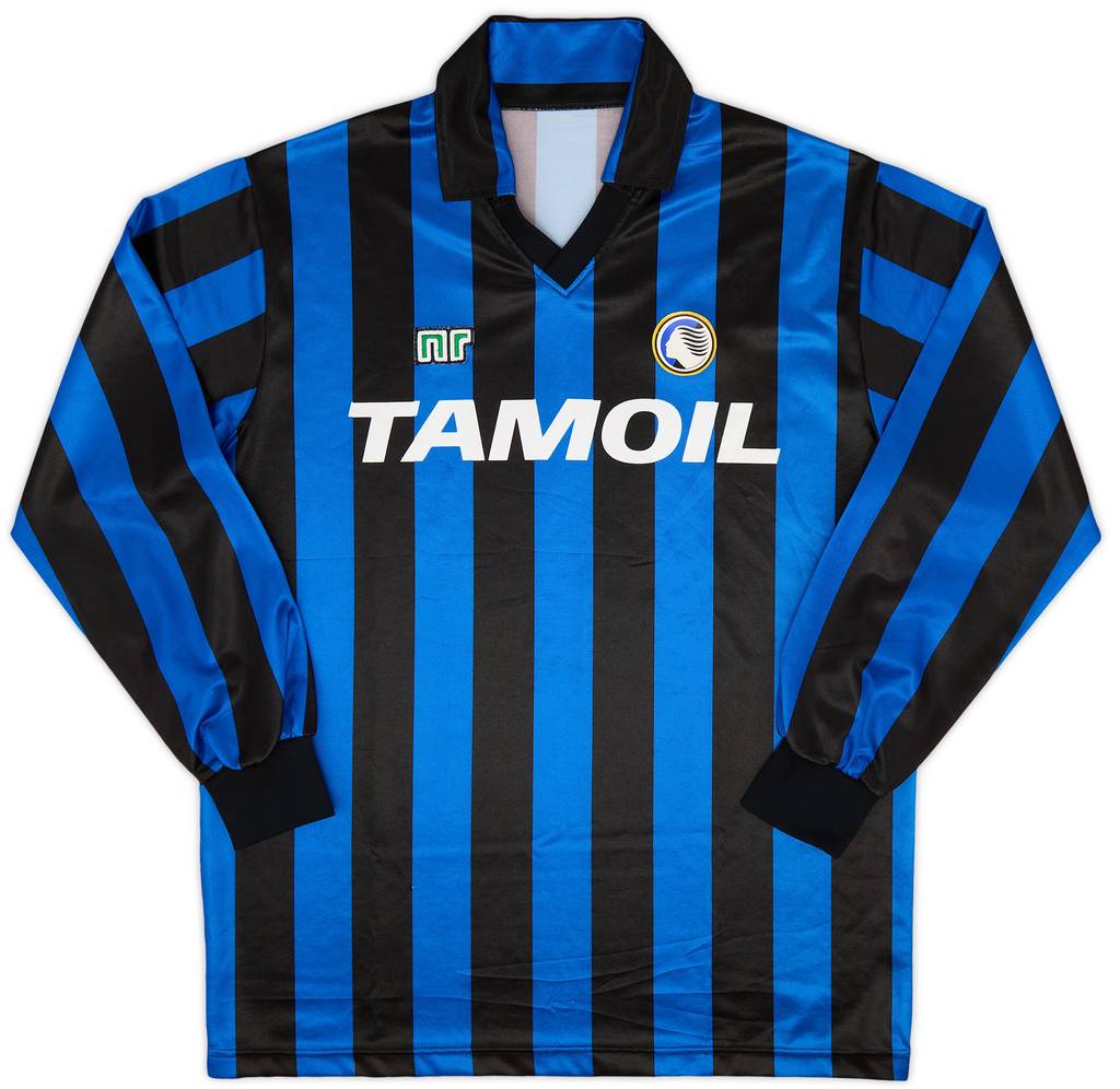 1990-91 Atalanta Home L/S Shirt - 8/10 - (XL)