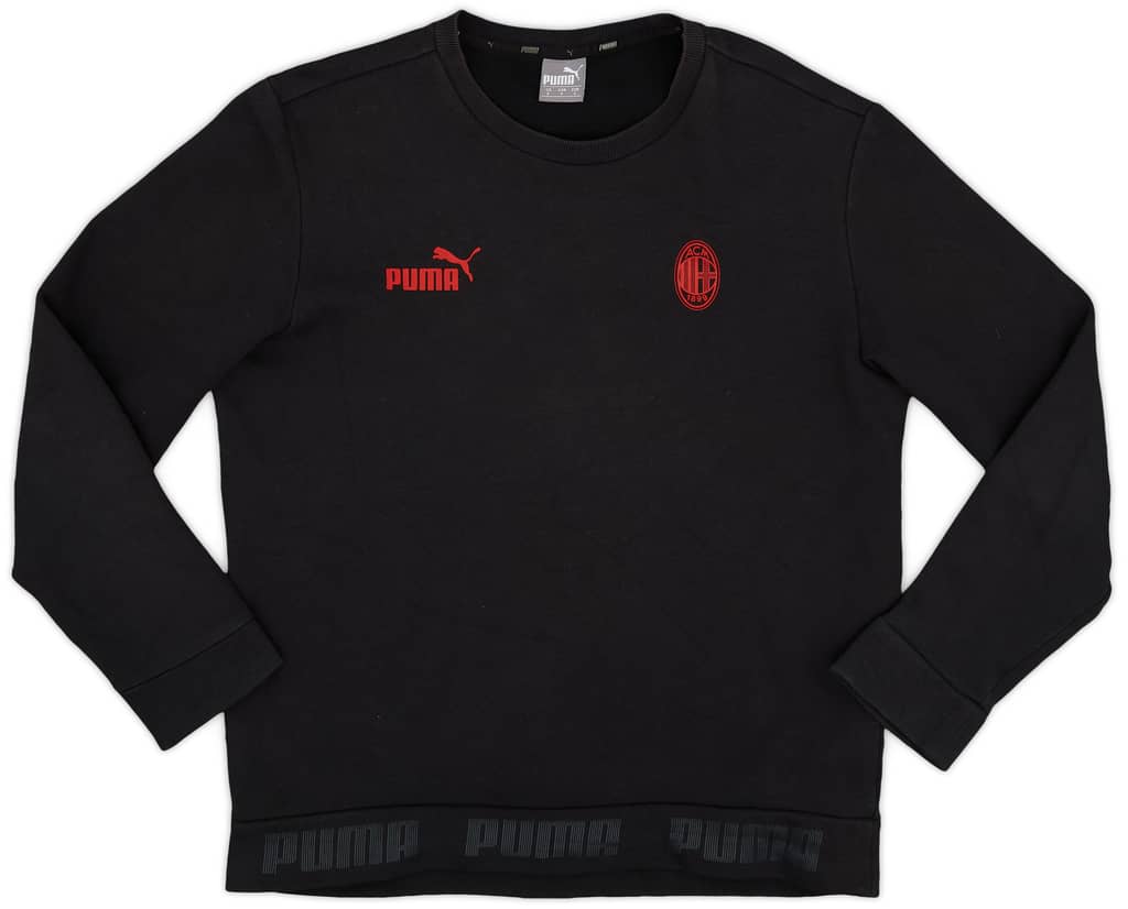 2018-19 AC Milan Puma Sweat Top - 7/10 - (S)