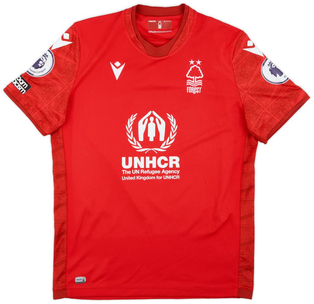 2022-23 Nottingham Forest Match Issue Home Shirt Toffolo #15