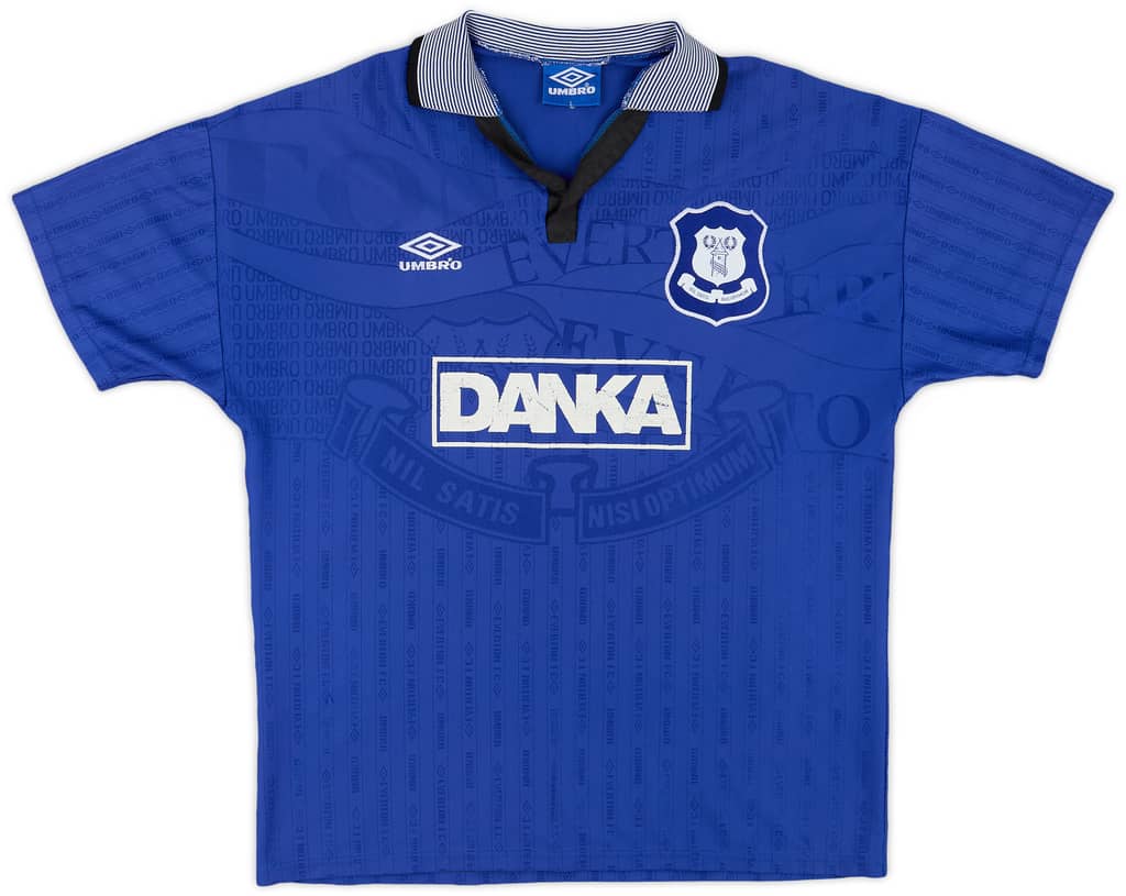 1995-97 Everton Home Shirt Ferguson #9 - 5/10 - (L)