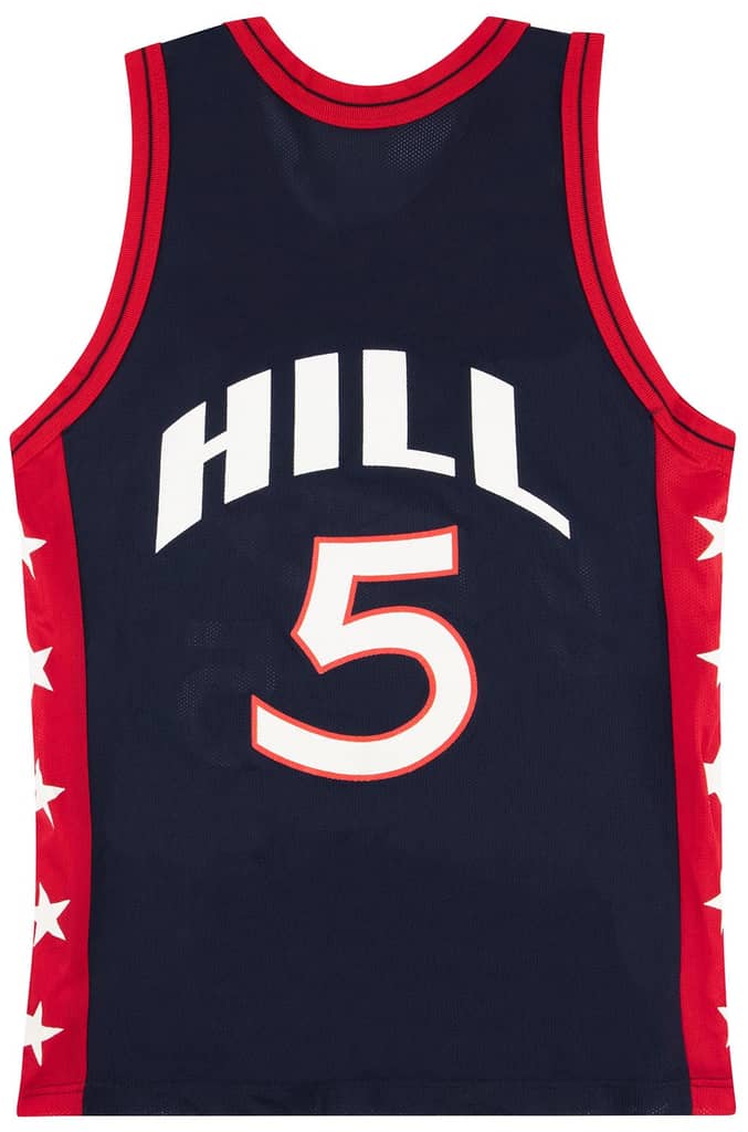 1996-99 USA Hill #5 Champion Jersey (Away) M