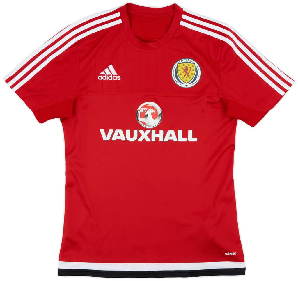2015-16 Scotland adidas Training Shirt - 8/10 - (S)