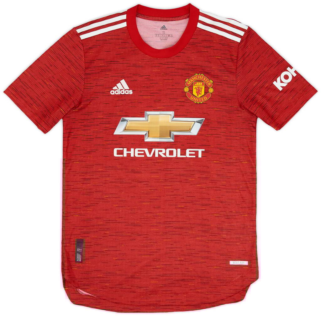 2020-21 Manchester United Authentic Home Shirt Rashford #10 - 9/10 - (S)