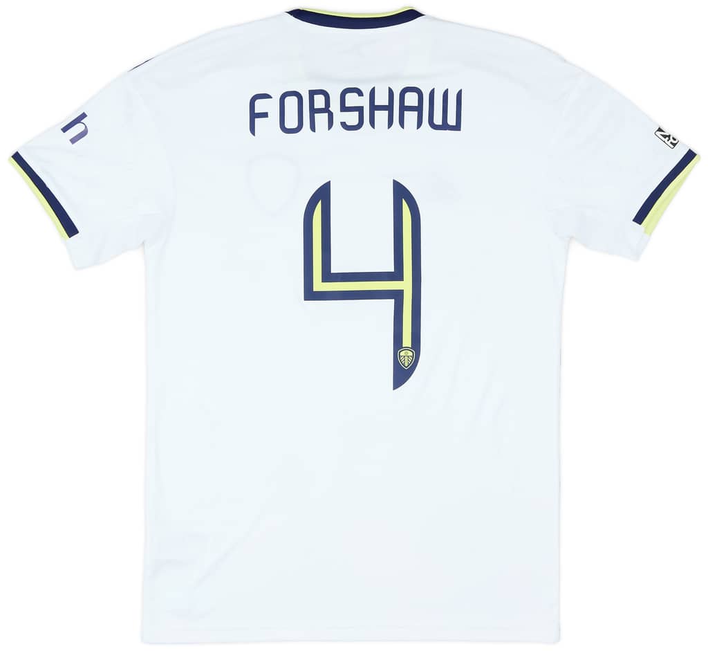 2022-23 Leeds Match Issue Carabao Cup Home Shirt Forshaw #4
