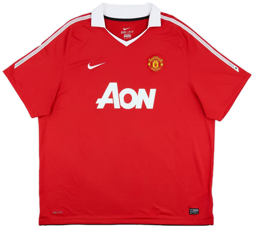2010-11 Manchester United Home Shirt Rooney #10 - 9/10 - (3XL)