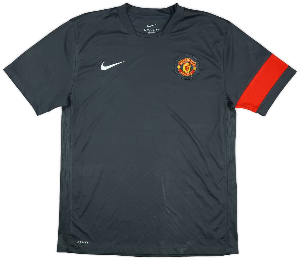 2010-11 Manchester United Nike Training Shirt - 7/10 - (L)