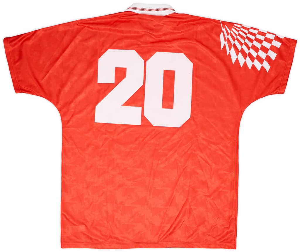 1991-93 Napoli Match Issue Third Shirt #20