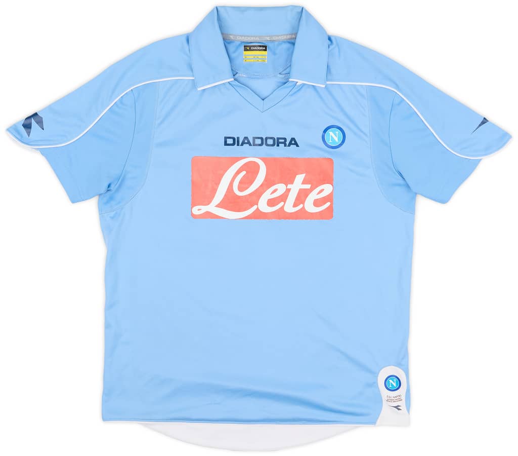 2008-09 Napoli Basic Home Shirt - 6/10 - (S)