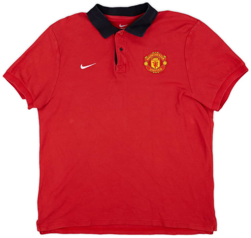 2012-13 Manchester United Nike Polo Shirt - 8/10 - (XL)