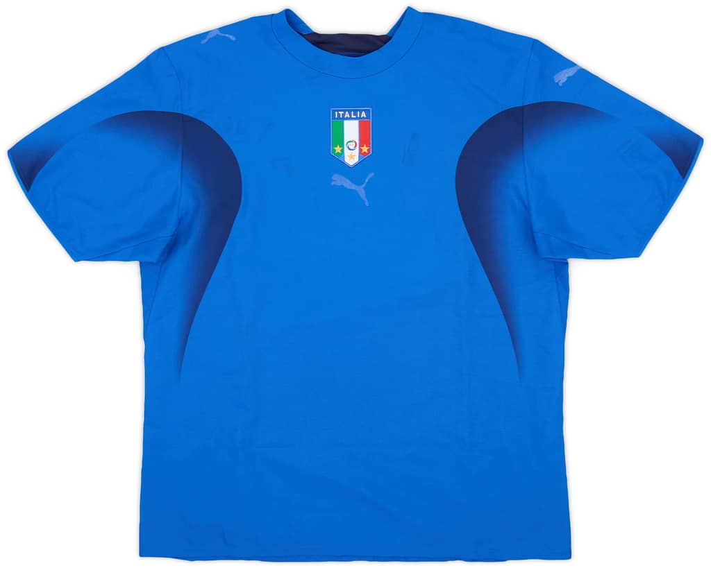 2006 Italy Home Shirt - 4/10 - (L)