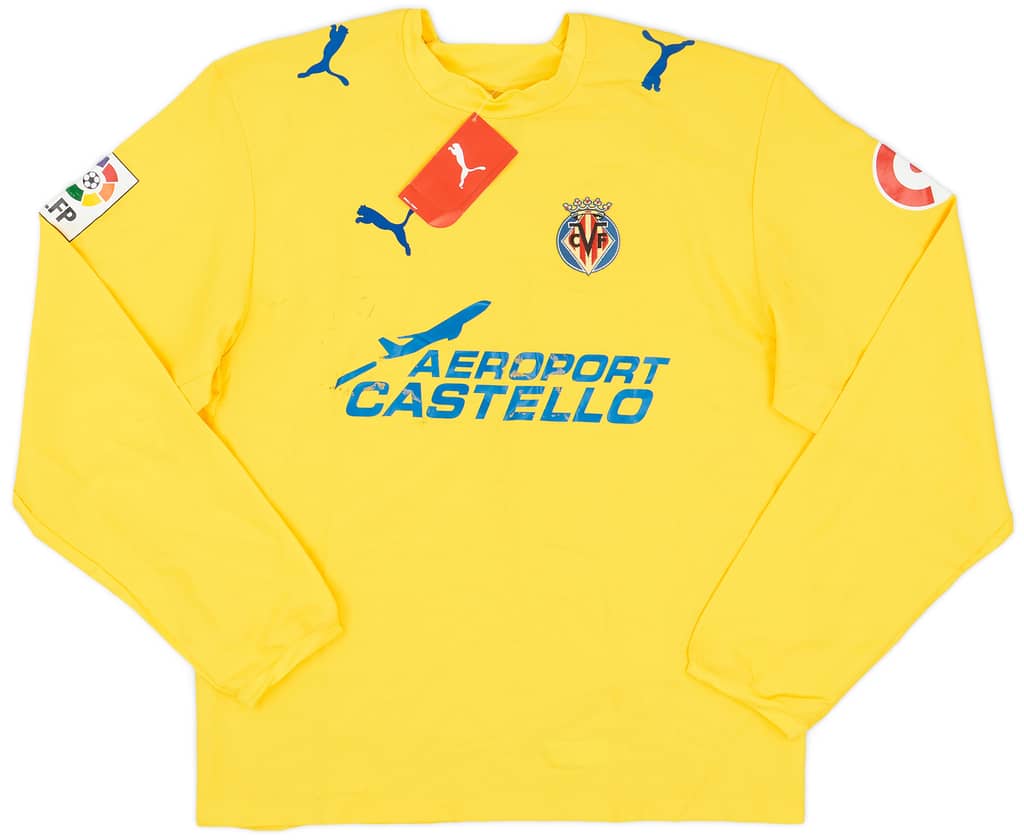 2006-07 Villarreal Home L/S Shirt (M)
