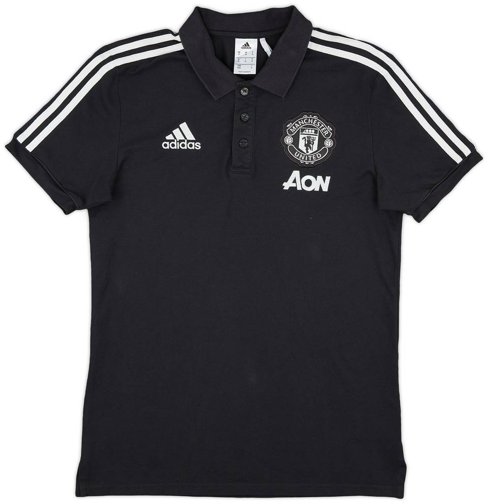 2017-18 Manchester United adidas Polo Shirt - 9/10 - (M)