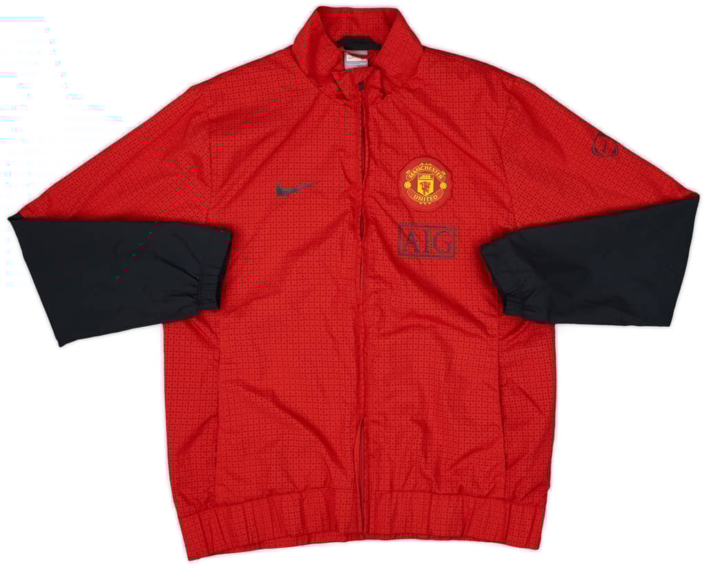 2009-10 Manchester United Nike Track Jacket - 8/10 - (L)