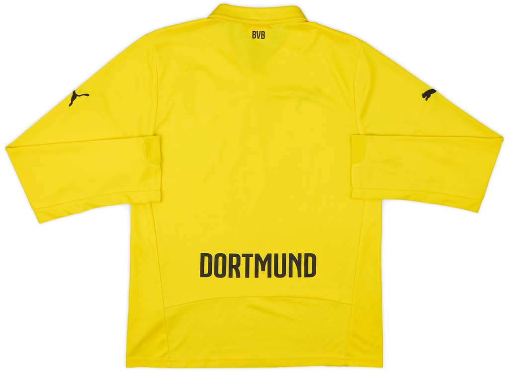 2014-15 Dortmund CL Home L/S Shirt - 9/10 - (S)