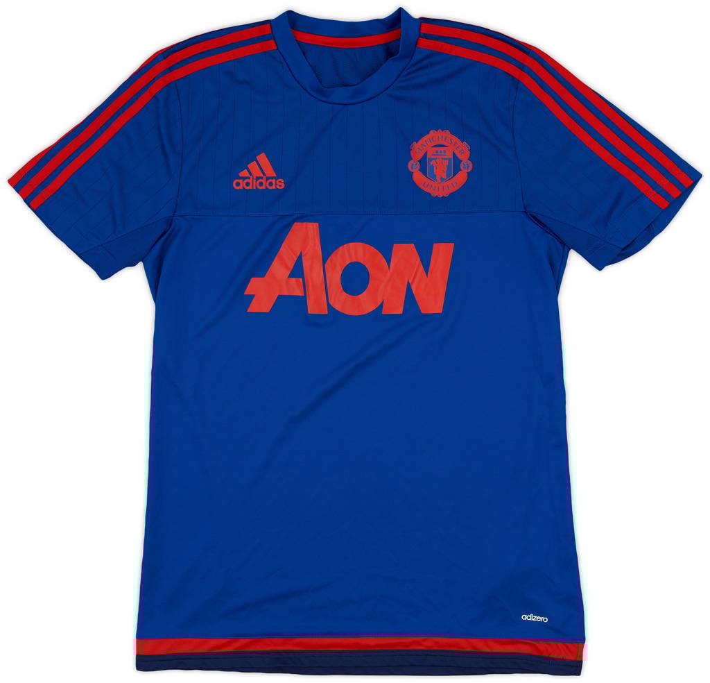 2015-16 Manchester United adizero Training Shirt - 9/10 - (M)