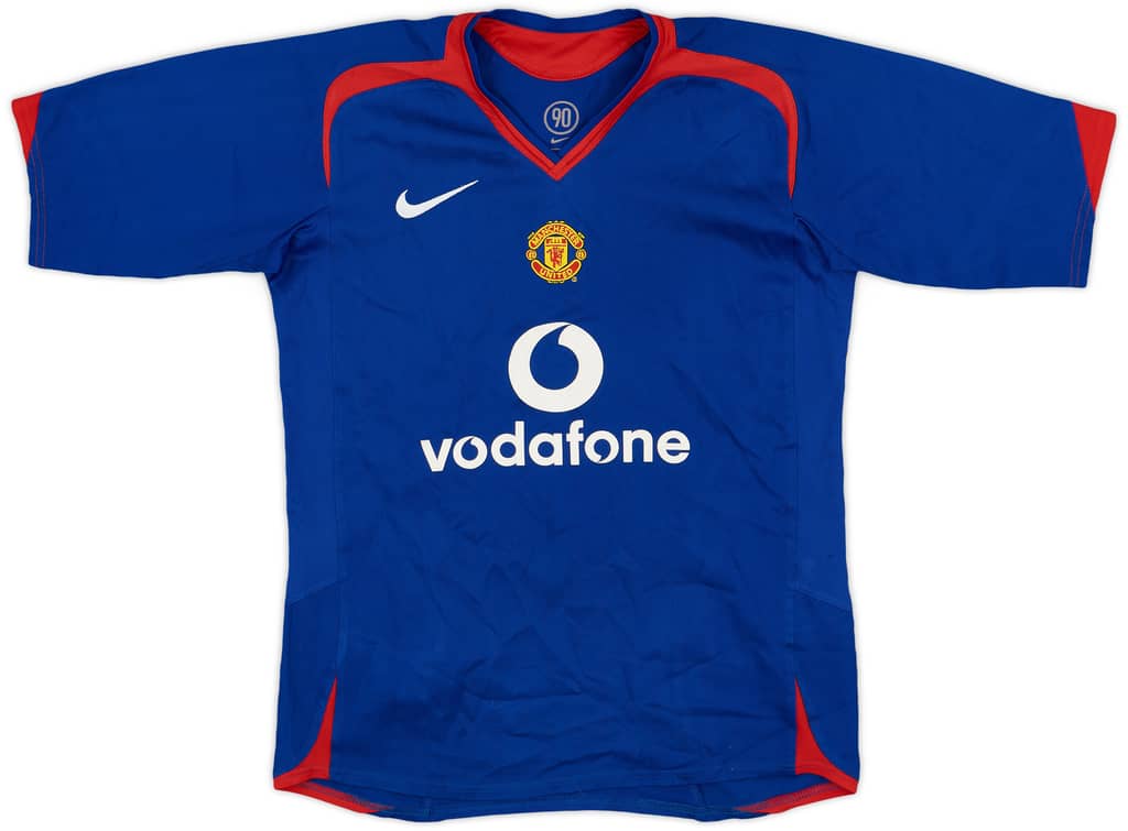 2005-06 Manchester United Away Shirt - 6/10 - (L.Boys)