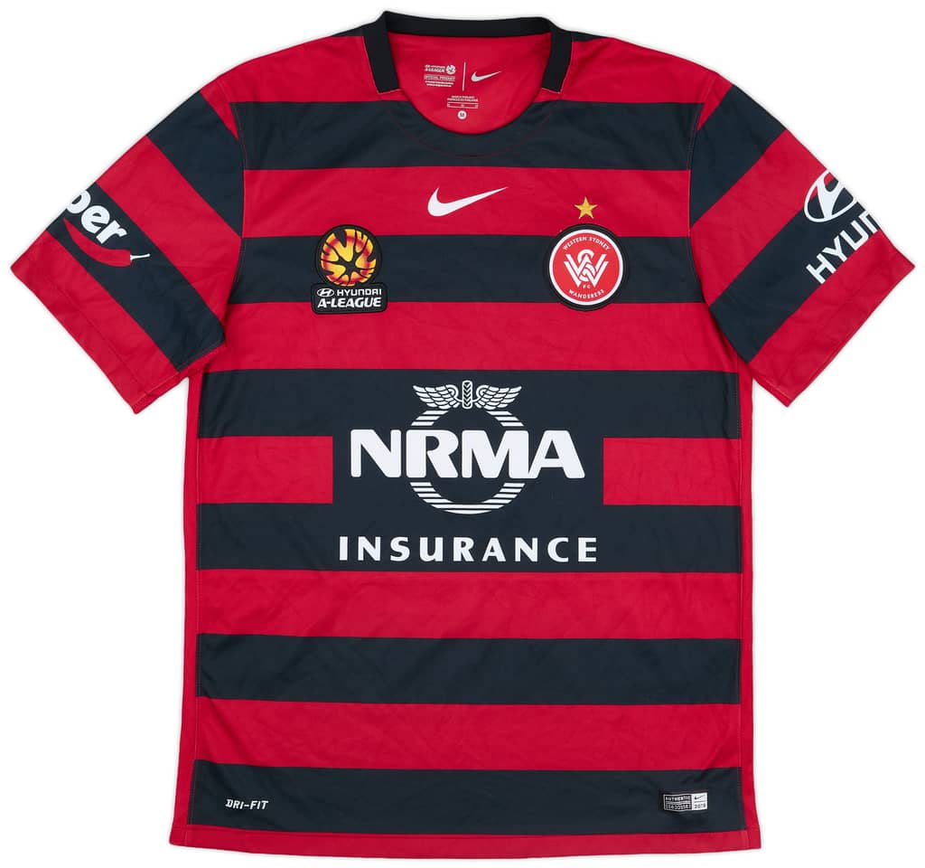2015-16 Western Sydney Wanderers Home Shirt - 8/10 - (M)