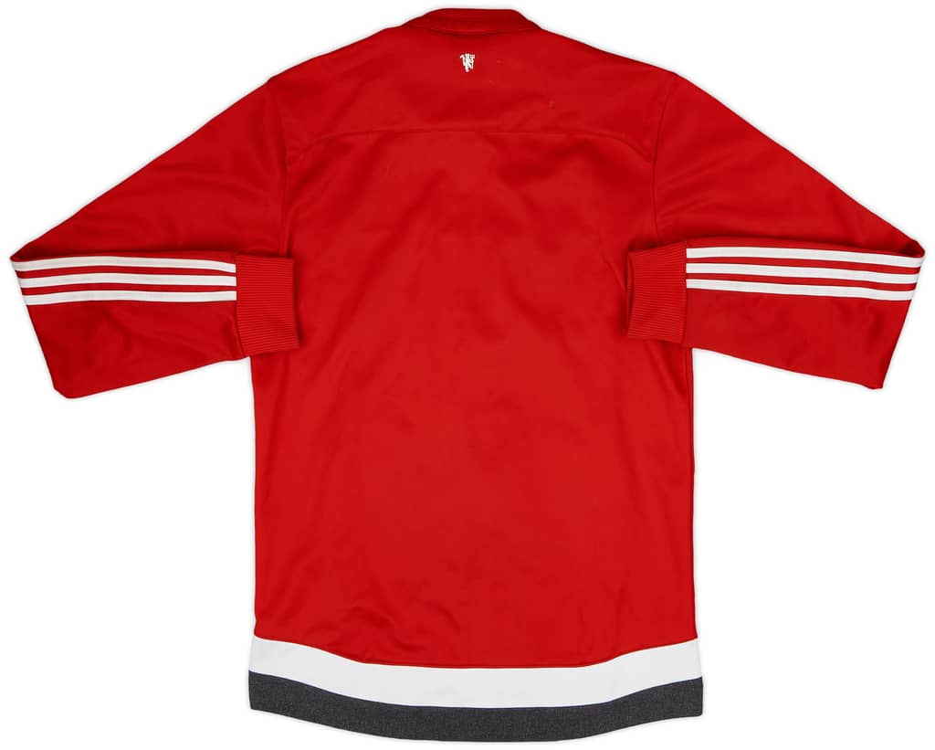 2015-16 Manchester United adidas Track Jacket - 6/10 - (S)