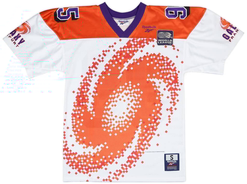 1995 Frankfurt Galaxy #95 Reebok Away Jersey - 9/10 - (S)