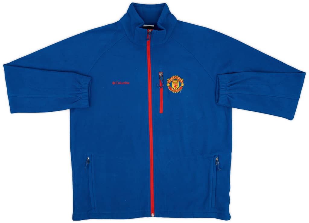 2018-19 Manchester United Columbia Fleece Track Jacket - 8/10 - (XL)