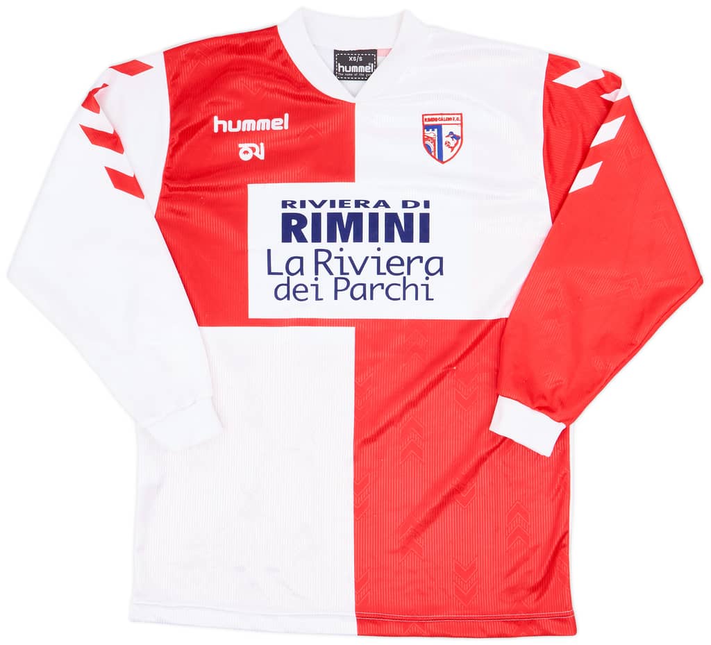 2005-06 Rimini Home L/S Shirt - 9/10 - (XS/S)
