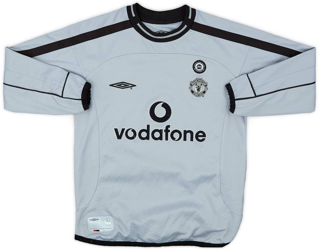 2001-02 Manchester United Centenary GK Shirt - 8/10 - (6-7 Years)