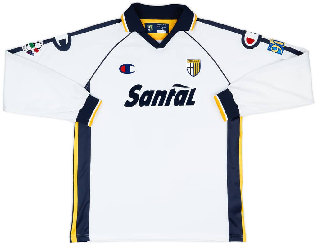 2003-04 Parma Signed Home L/S Shirt Gilardino #11 - 8/10 - (XL)