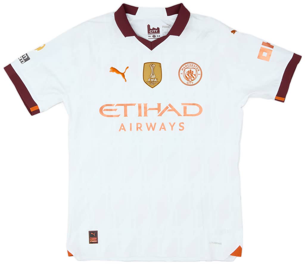 2023-24 Manchester City Match Issue Away Shirt Aké #6