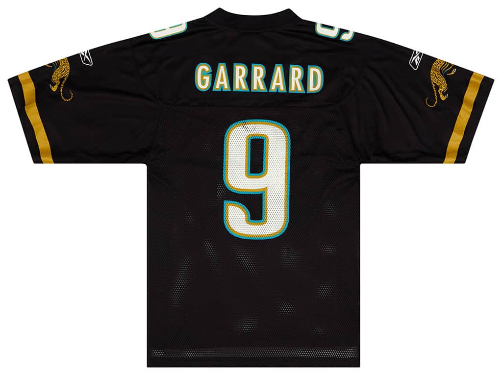 2005-06 Jacksonville Jaguars Garrard #9 Reebok On Field Jersey (Alternate) S