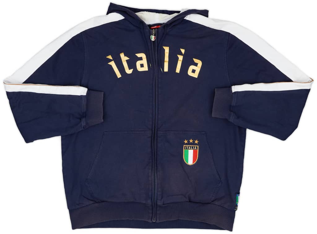 2008-09 Italy Puma Hooded Sweat Top - 8/10 - (XL)
