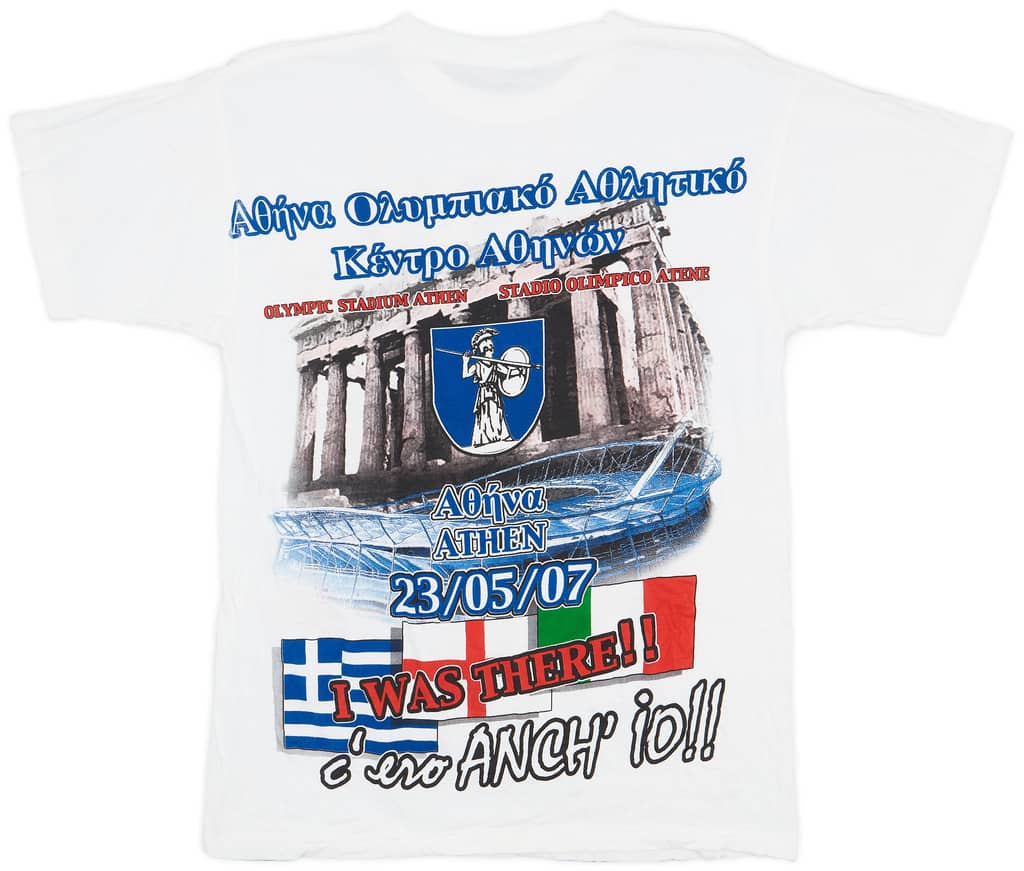 2007 AC Milan 'Champions League Final' Fan Tee - 9/10 - (L)