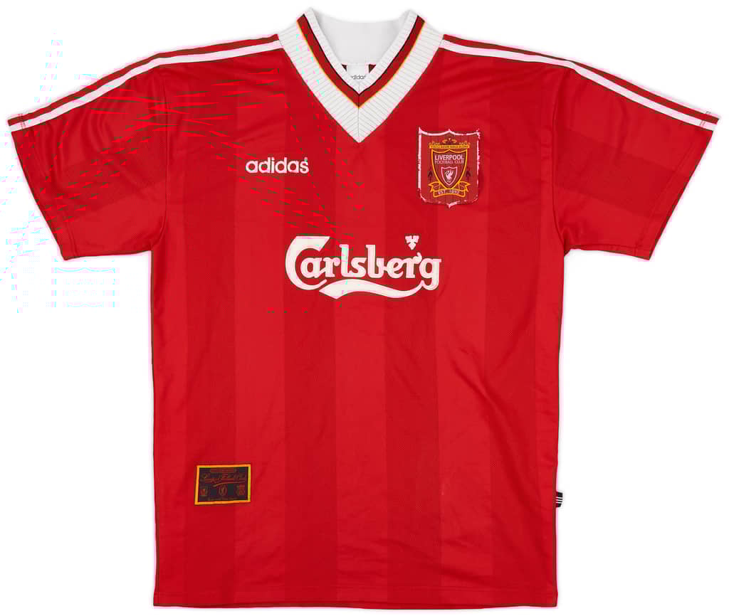 1995-96 Liverpool Home Shirt - 5/10 - (XL)