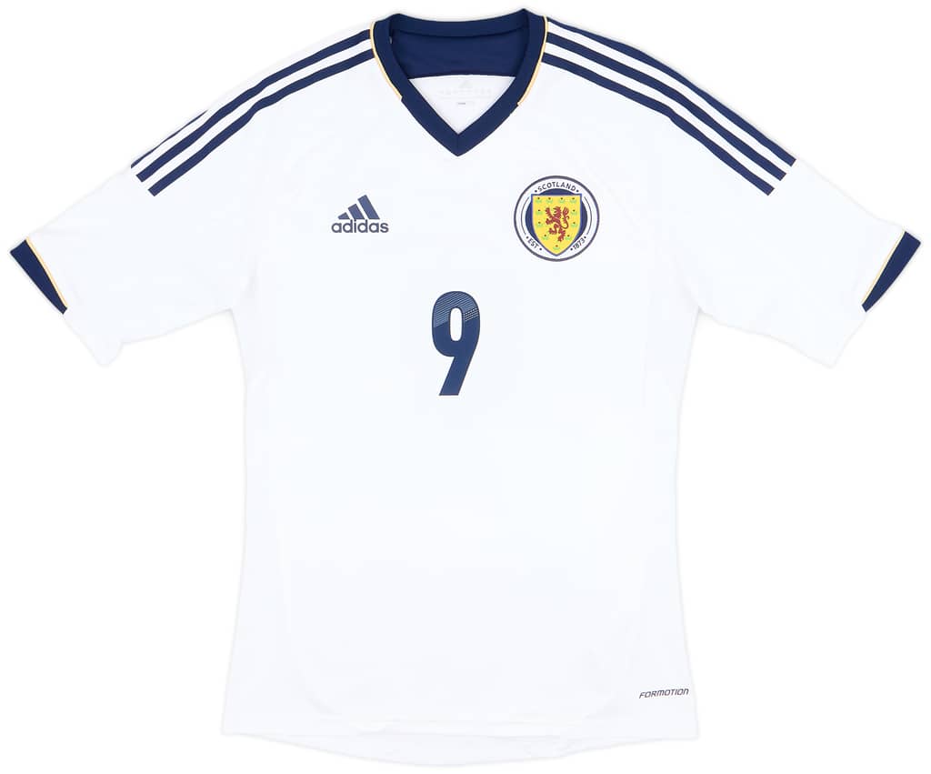 2012-14 Scotland Authentic Away Shirt #9 - 7/10 - (S)