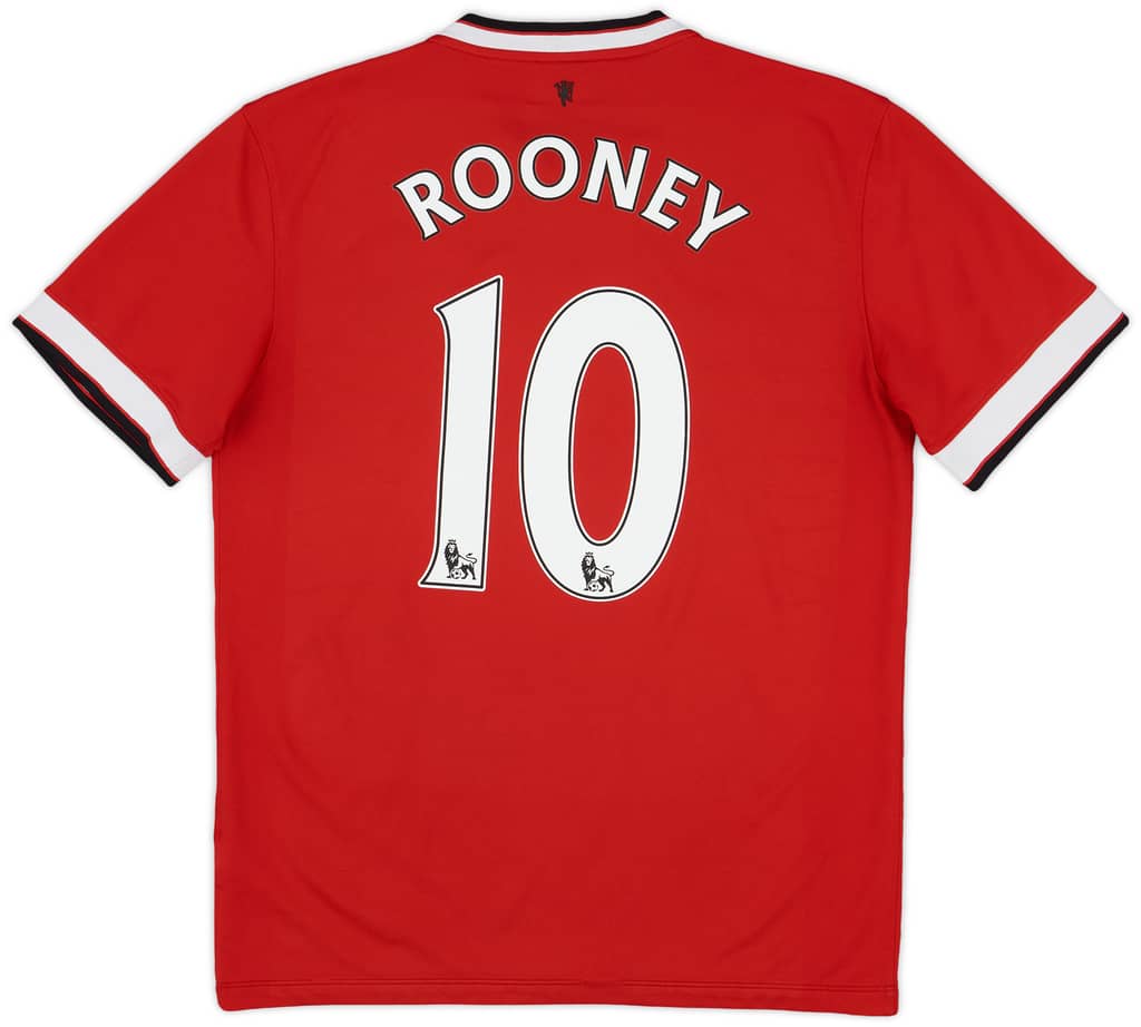 2014-15 Manchester United Home Shirt Rooney #10 - 6/10 - (M)