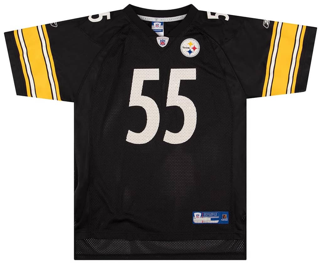 2005-06 Pittsburgh Steelers Porter #55 Reebok On Field Jersey (Home) Y