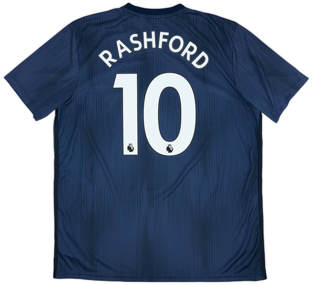 2018-19 Manchester United Third Shirt Rashford #10 - 7/10 - (XL)