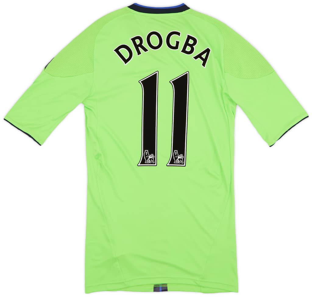 2010-11 Chelsea Player Issue TechFit Third Shirt Drogba #11 (M)