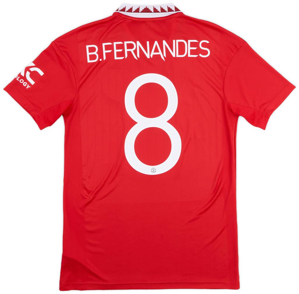 2022-23 Manchester United Home Shirt B.Fernandes #8 - 8/10 - (S)