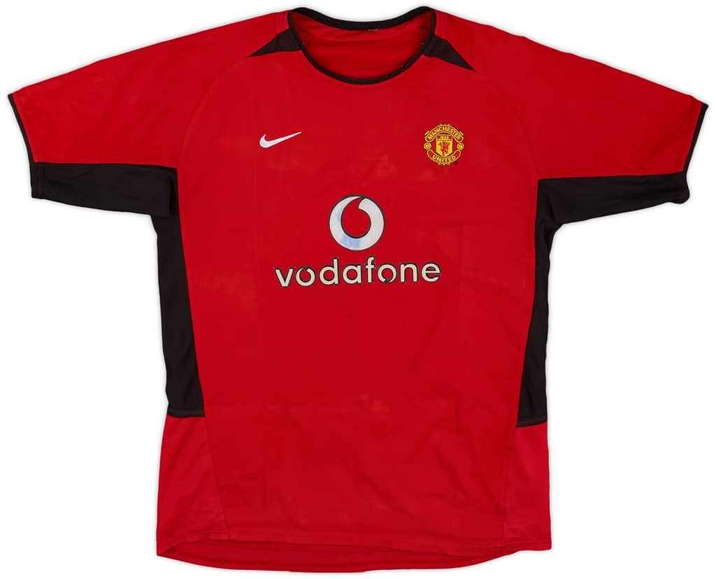 2002-04 Manchester United Home Shirt - 6/10 - (XL.Boys)