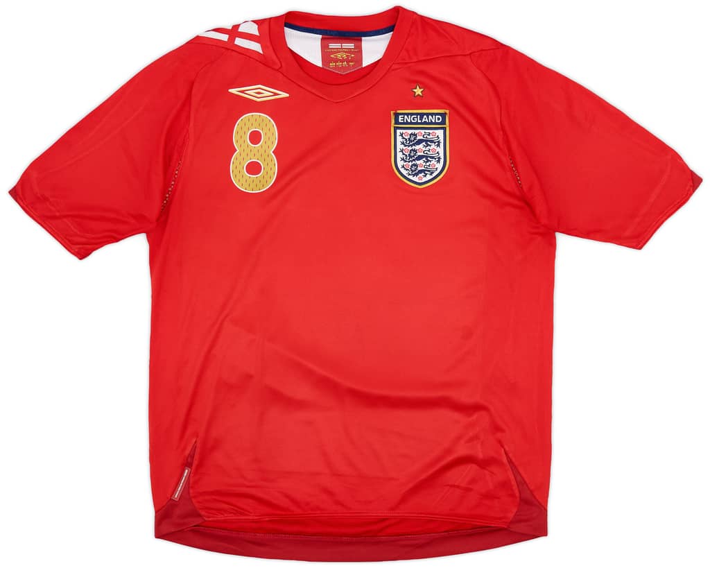 2006-08 England Away Shirt Lampard #8 - 6/10 - (M)