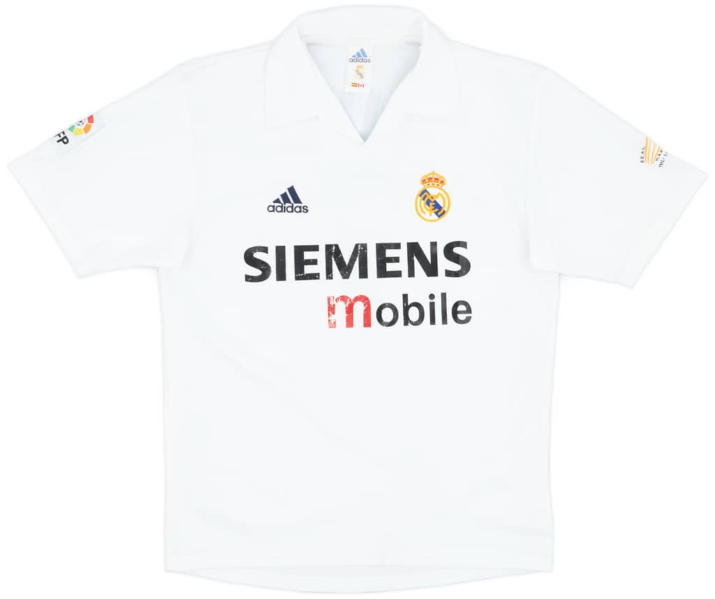 2002-03 Real Madrid Centenary Home Shirt Raul #7 - 5/10 - (S)