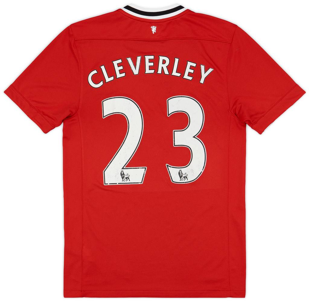 2011-12 Manchester United Home Shirt Cleverley #23 - 5/10 - (S)