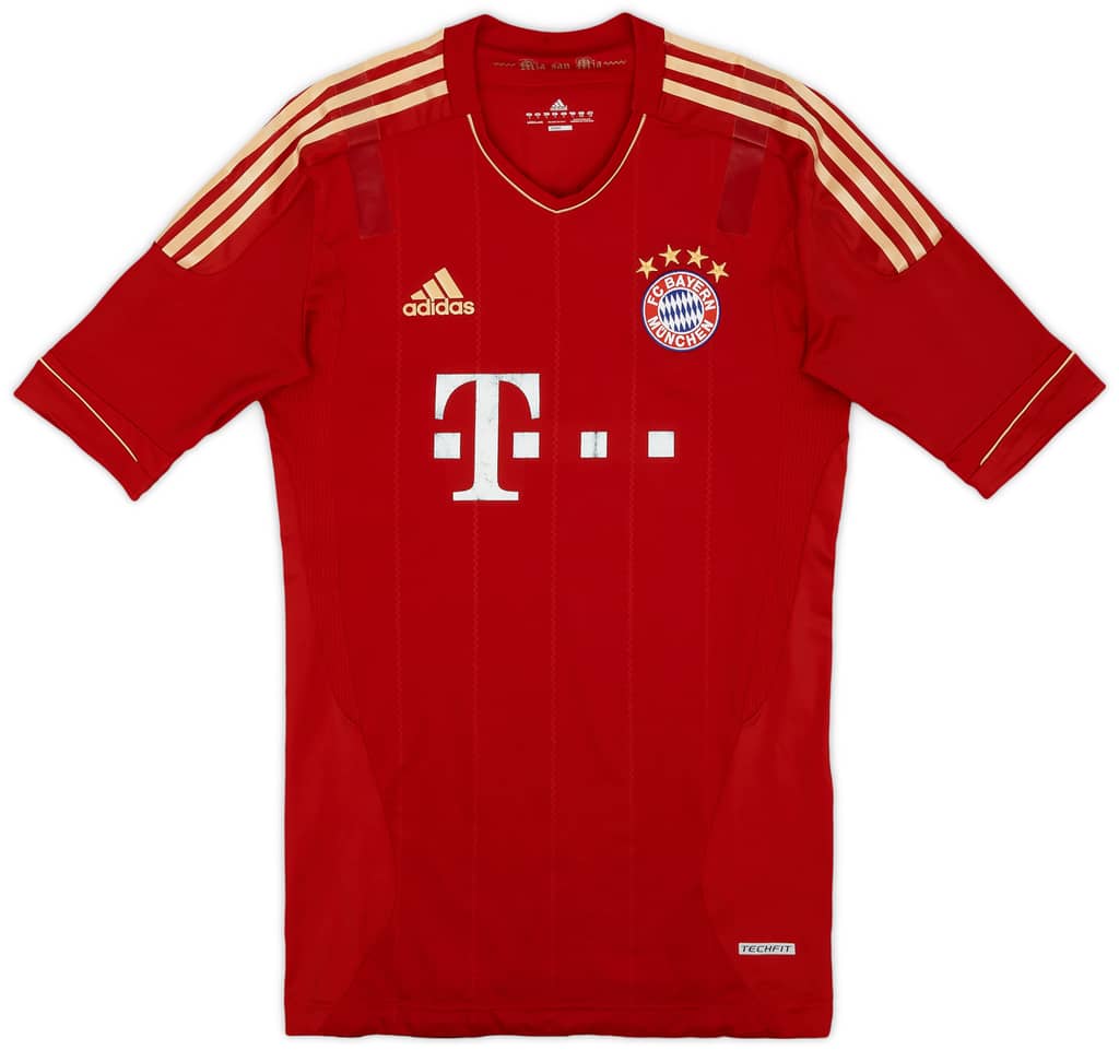 2011-13 Bayern Munich Player Issue TechFit Home Shirt - 4/10 - (L)