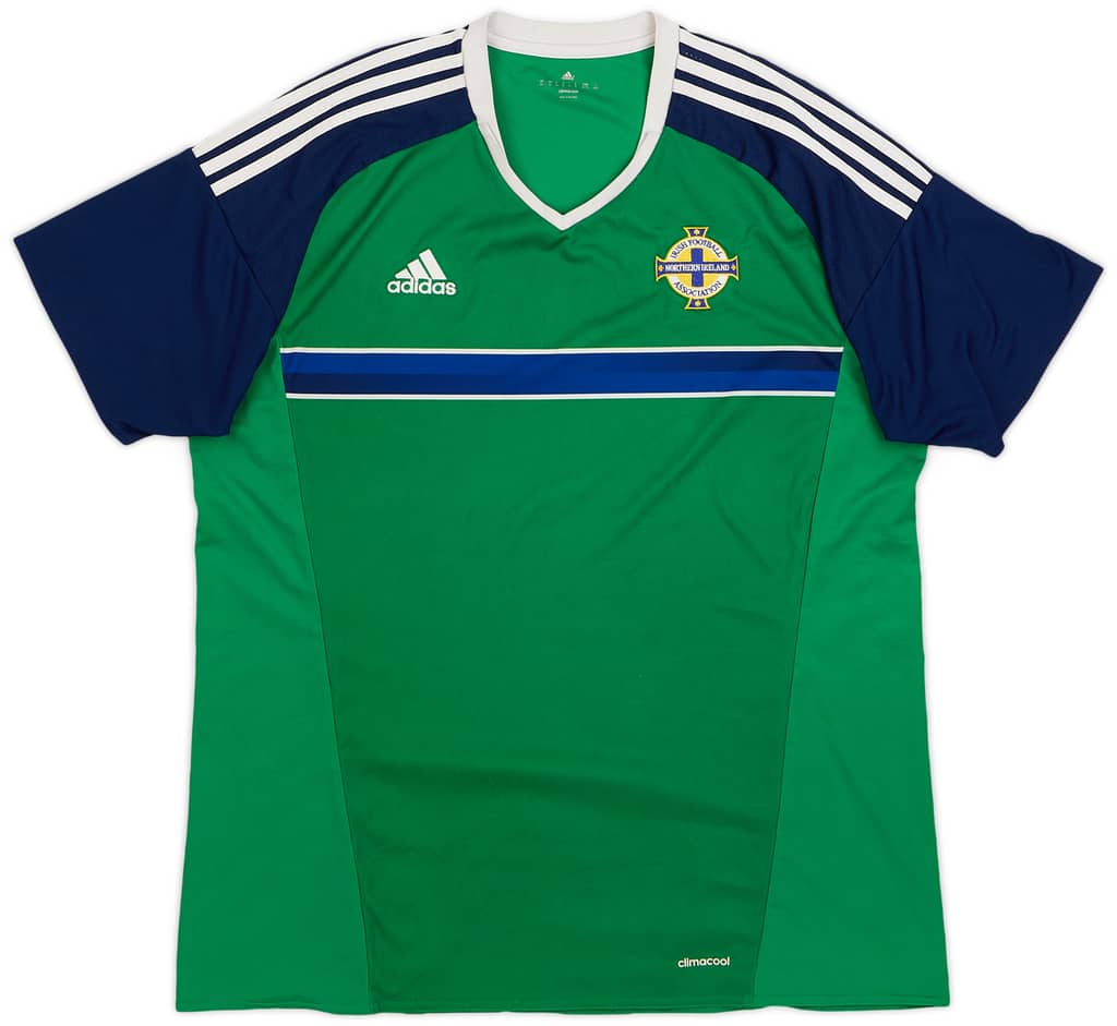 2016-17 Northern Ireland Home Shirt - 8/10 - (XL)
