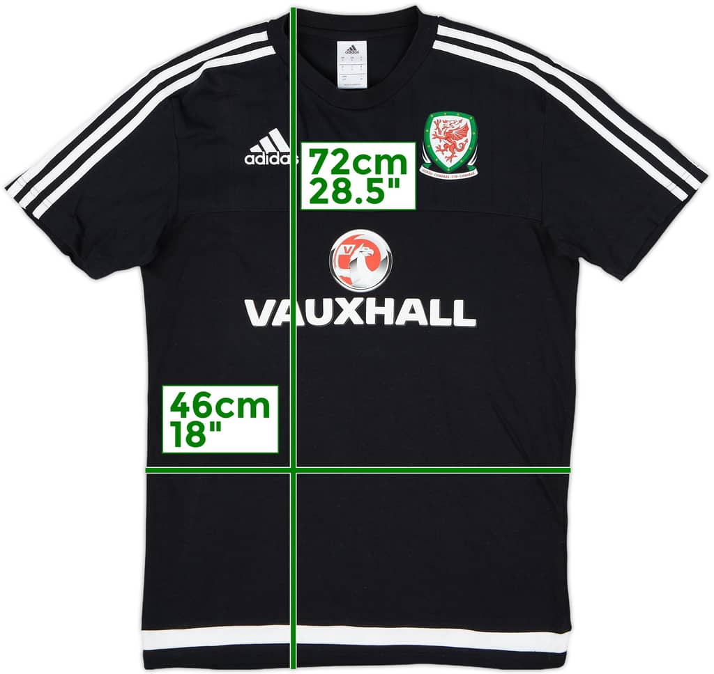 2015-16 Wales adidas Training Shirt - 8/10 - (S)