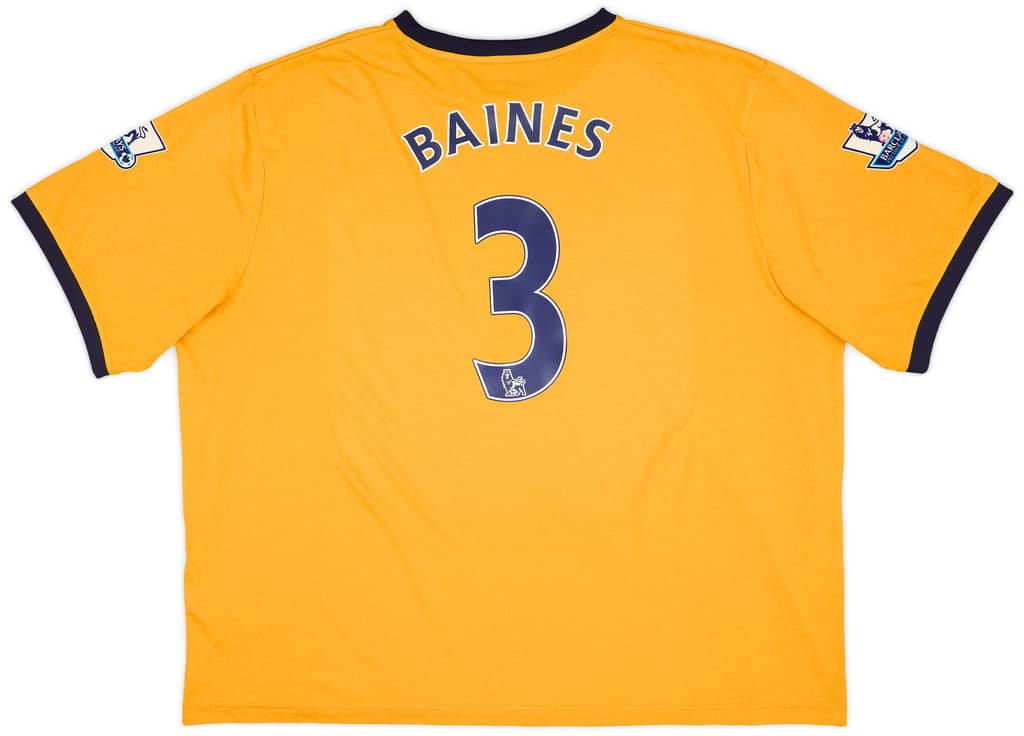 2011-12 Everton Away Shirt Baines #3 - 8/10 - (3XL)